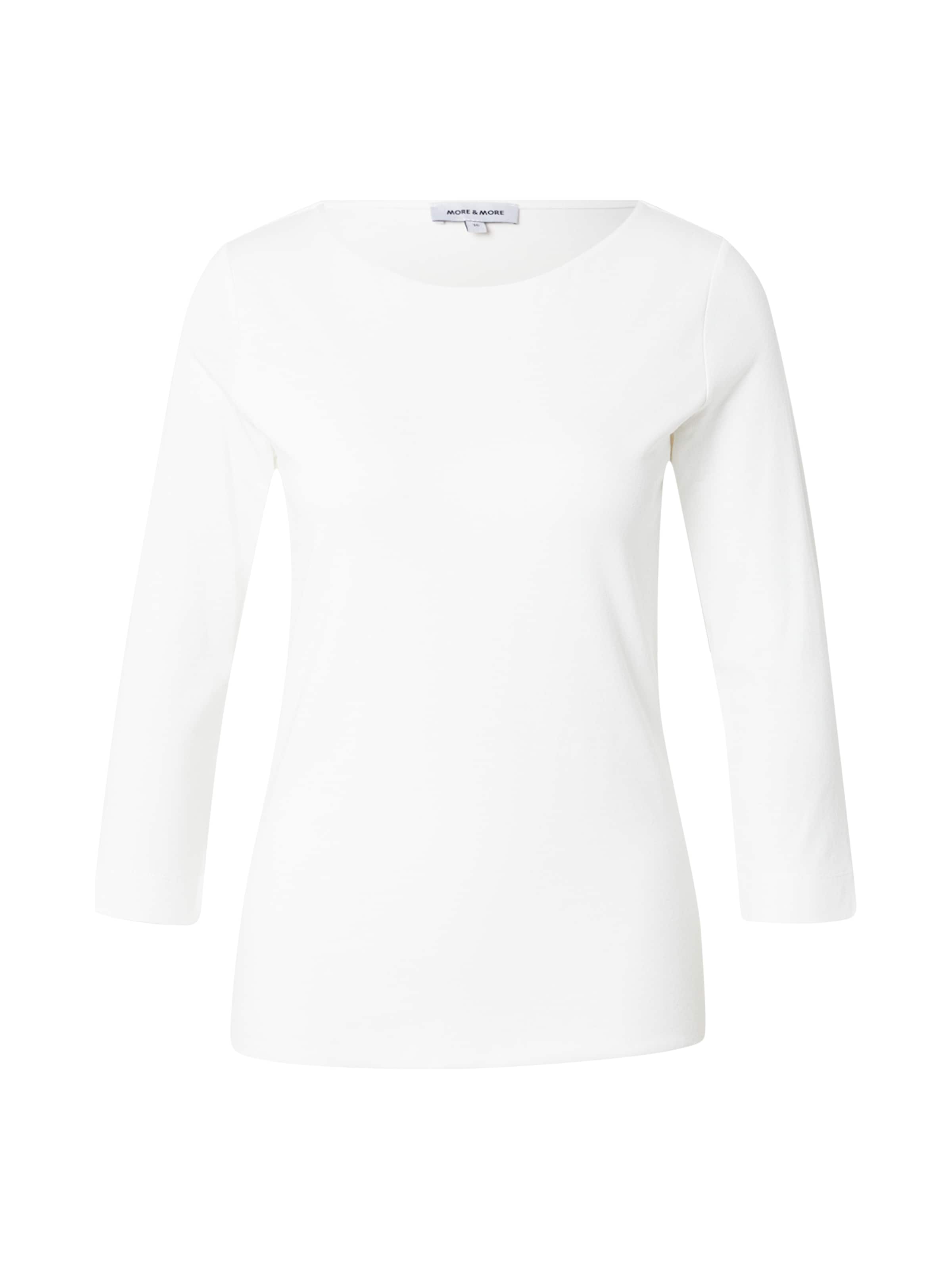 

MORE & MORE Лонгслив в белом цвете