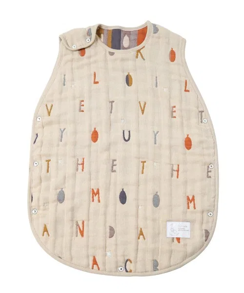Слипер детский 6-слойная марля 10mois Cotton Wool, 85% хлопок 15% шерсть, рост 2-7 лет, мята — фото 2