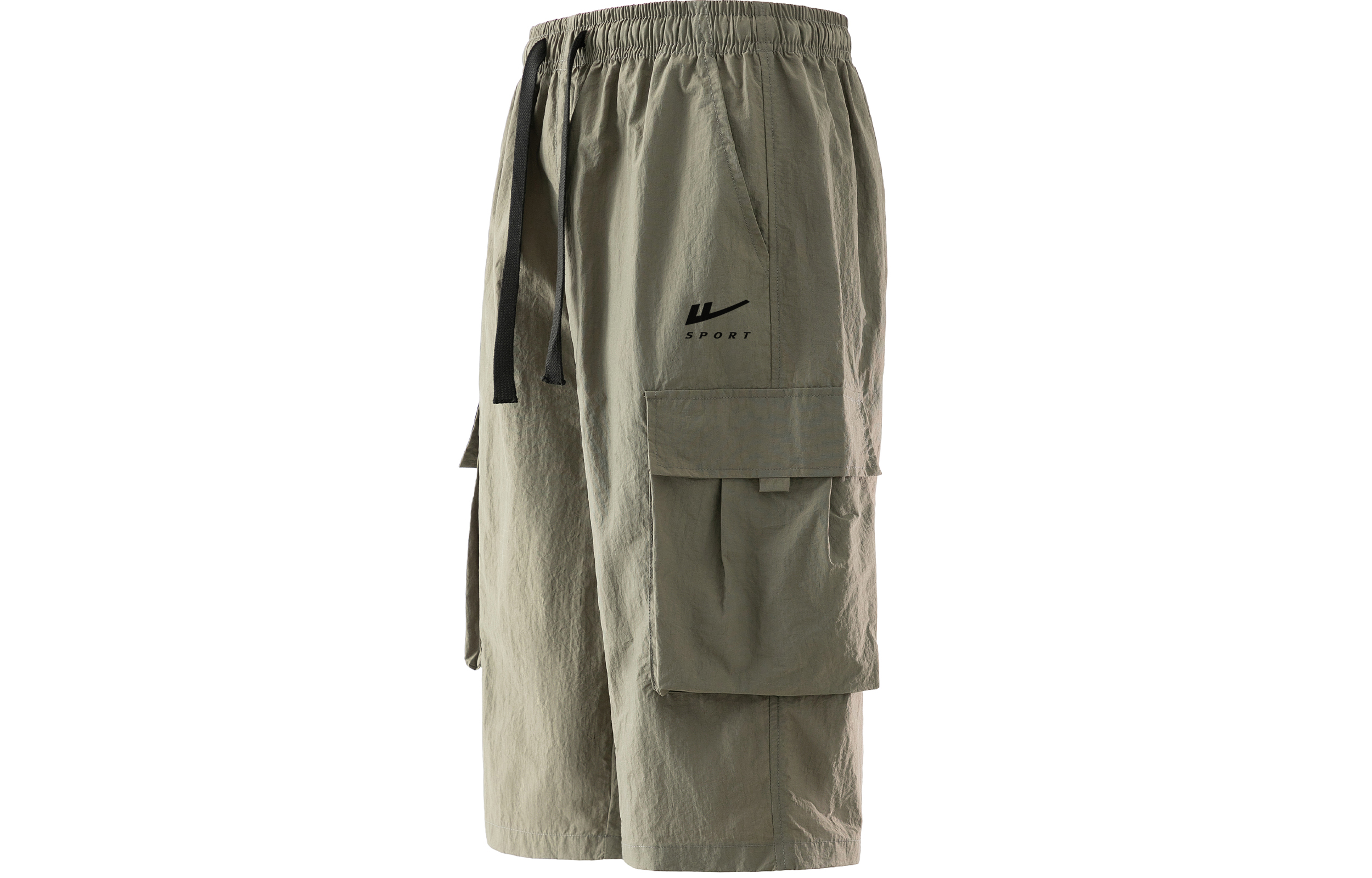 

Повседневные шорты-капри унисекс Warrior, Army Green (Includes A White T-Shirt)