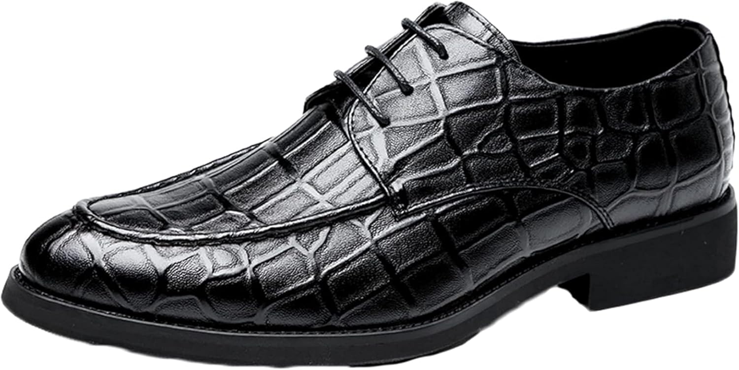 

Мужские оксфорды на весну и осень с плоской подошвой Generic, черный