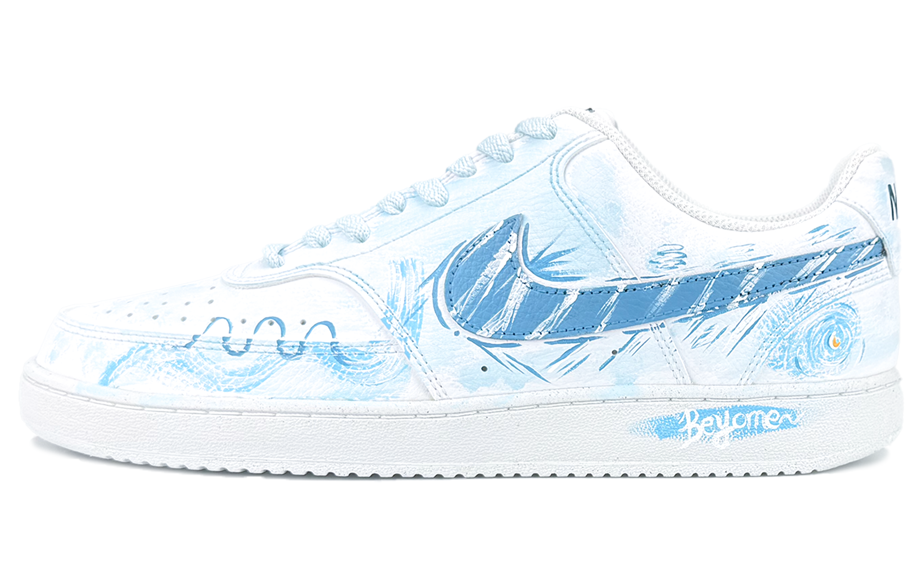 

Nike Кроссовки для скейтбординга Court Vision 1 Low Top, мужские, сине-белые