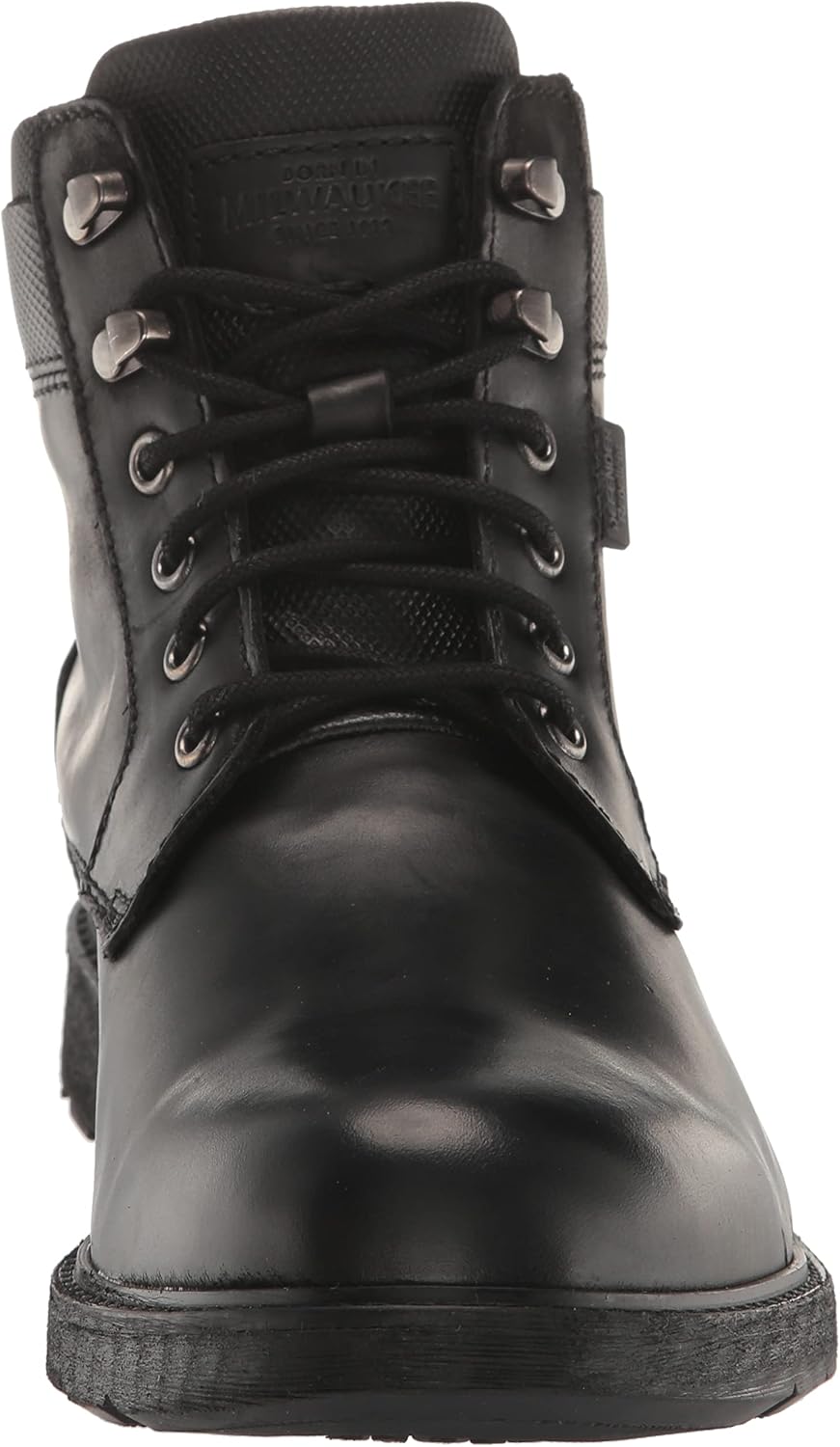 Мужские кожаные ботинки Nunn Bush 1912 Plain Toe Chukka с шнуровкой и защитой Scotchguard, черный — фото 2