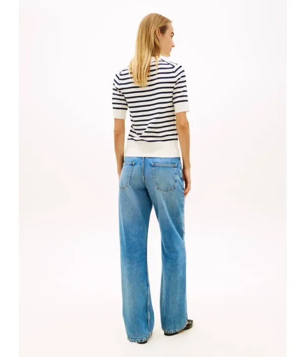 Свитер regular fit Tommy Hilfiger, экрю — фото 3