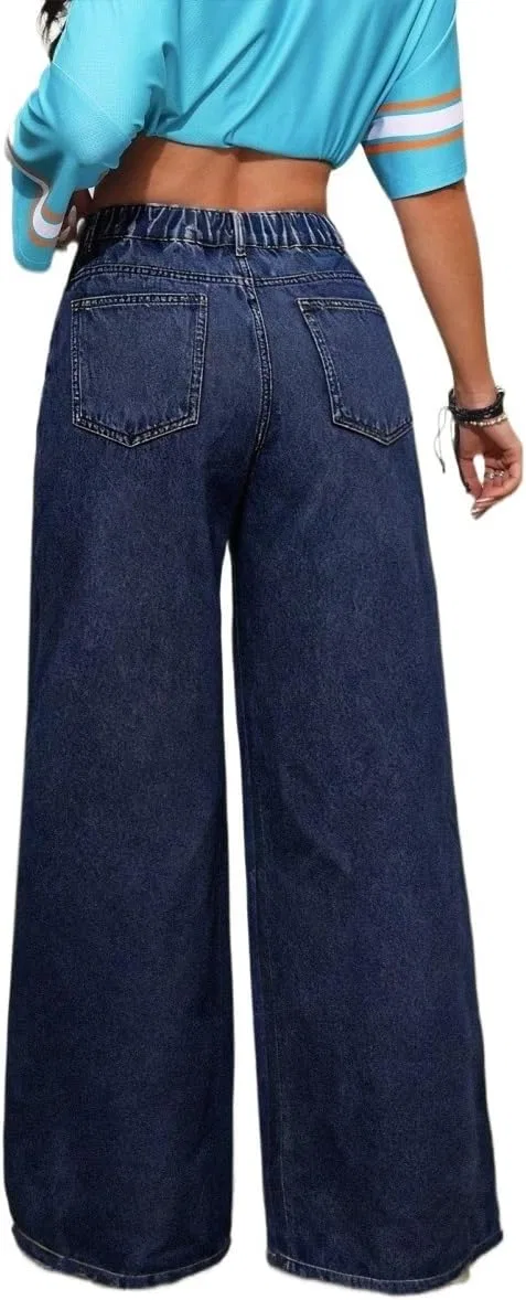 Джинсы свободного кроя, Dark Wash
