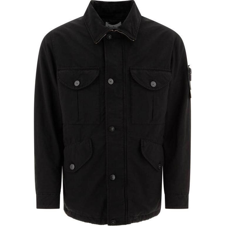 

Куртка мужская черная Stone Island, черный