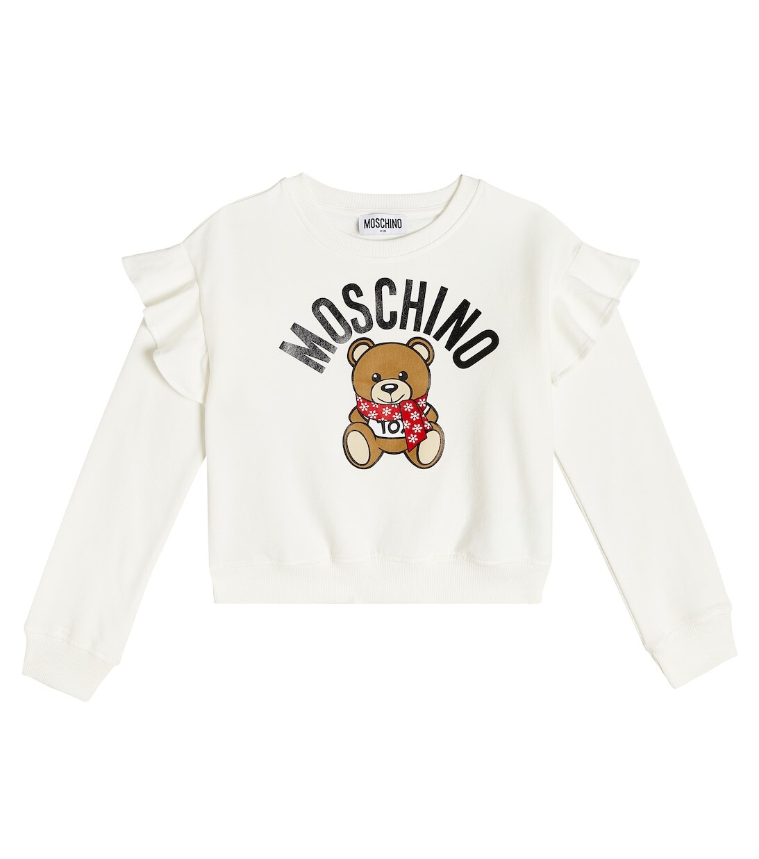 

Толстовка Teddy Bear из смесового хлопка Moschino, белый