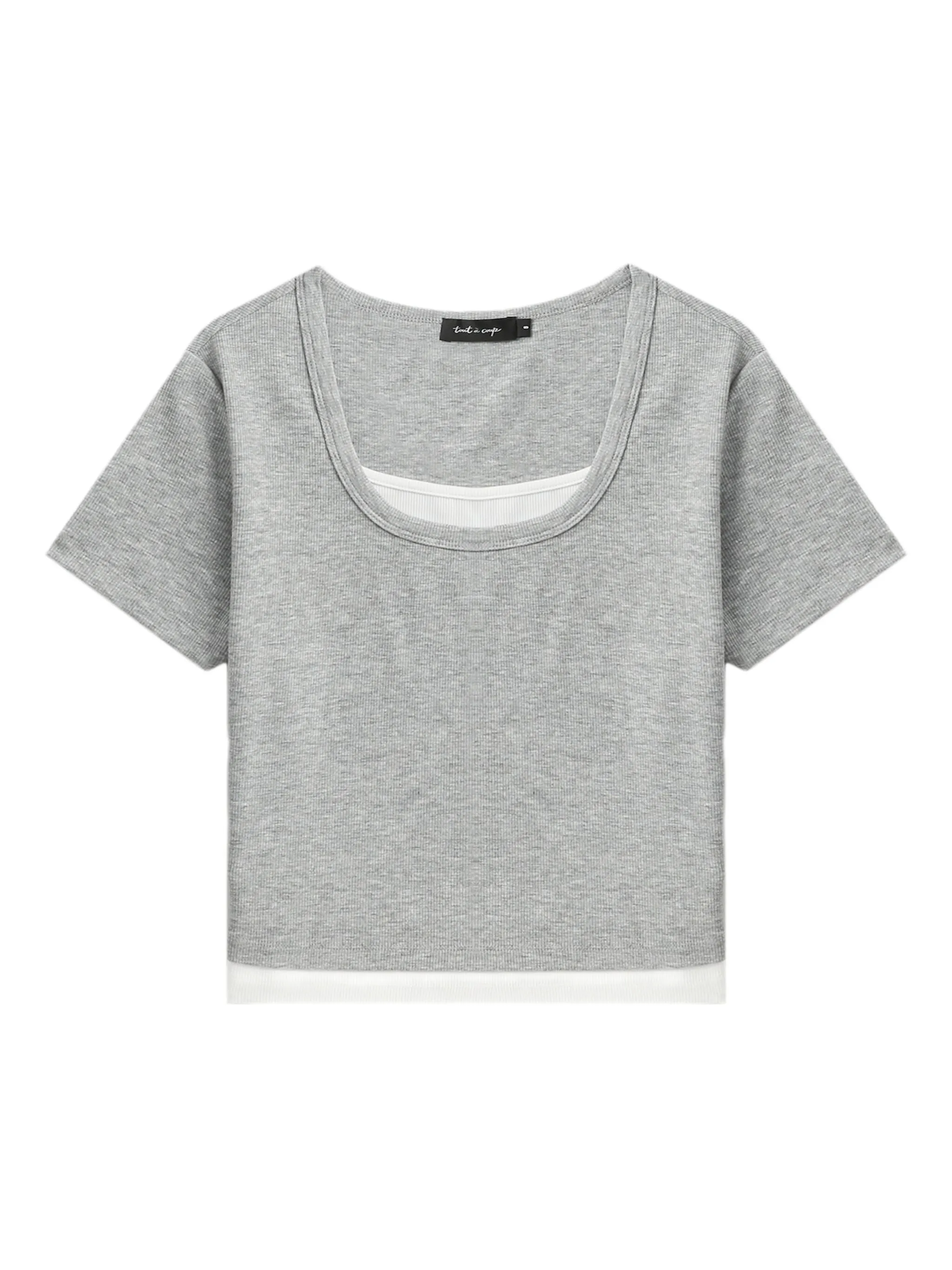 

Многослойная футболка Tout A Coup, серый