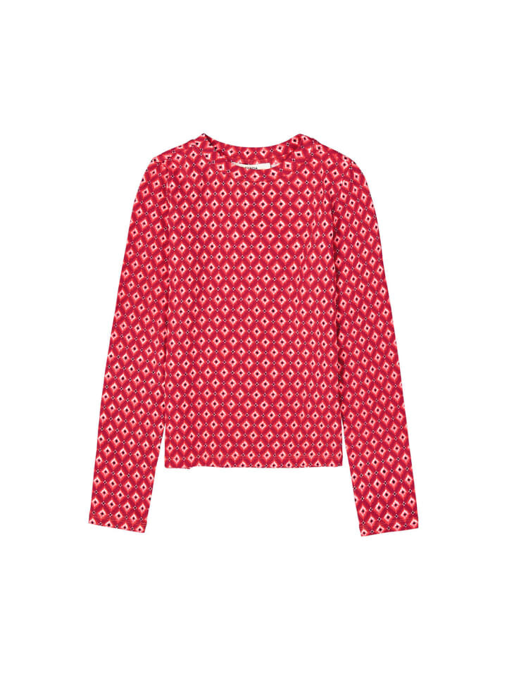 

Рубашка с длинным рукавом Garcia Allover Print, цвет rumba red