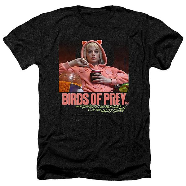 

Футболка adult heather с принтом "Birds of prey love stinks" Licensed Character