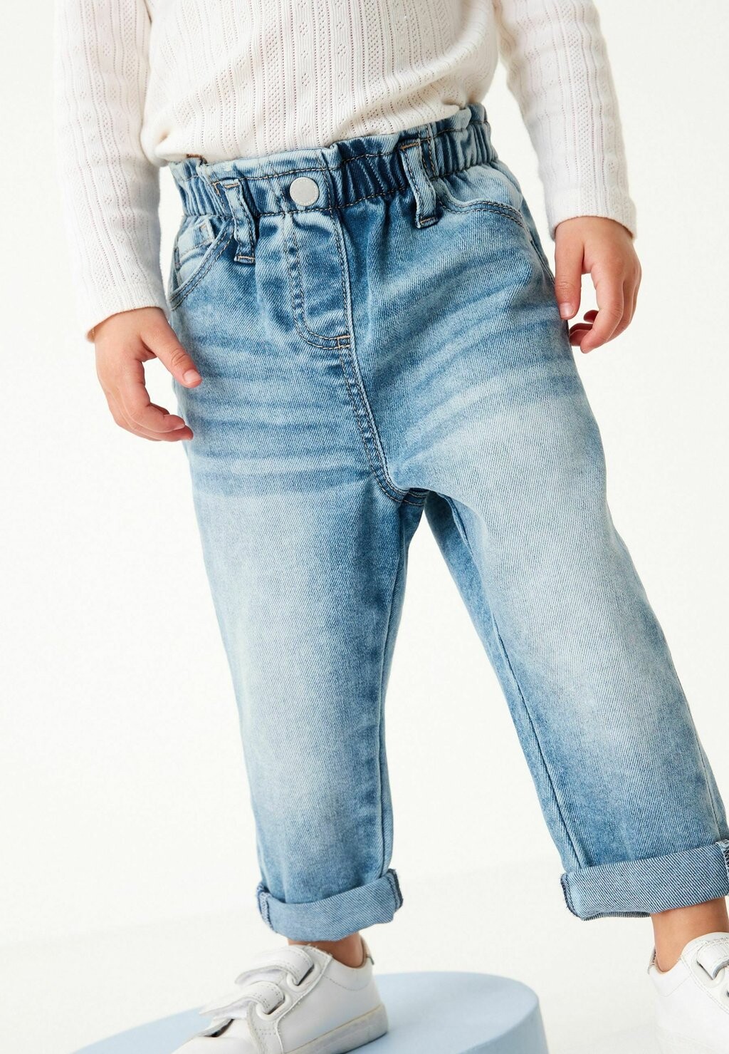 Джинсы свободного кроя MOM STANDARD Next, цвет denim mid wash — фото 3