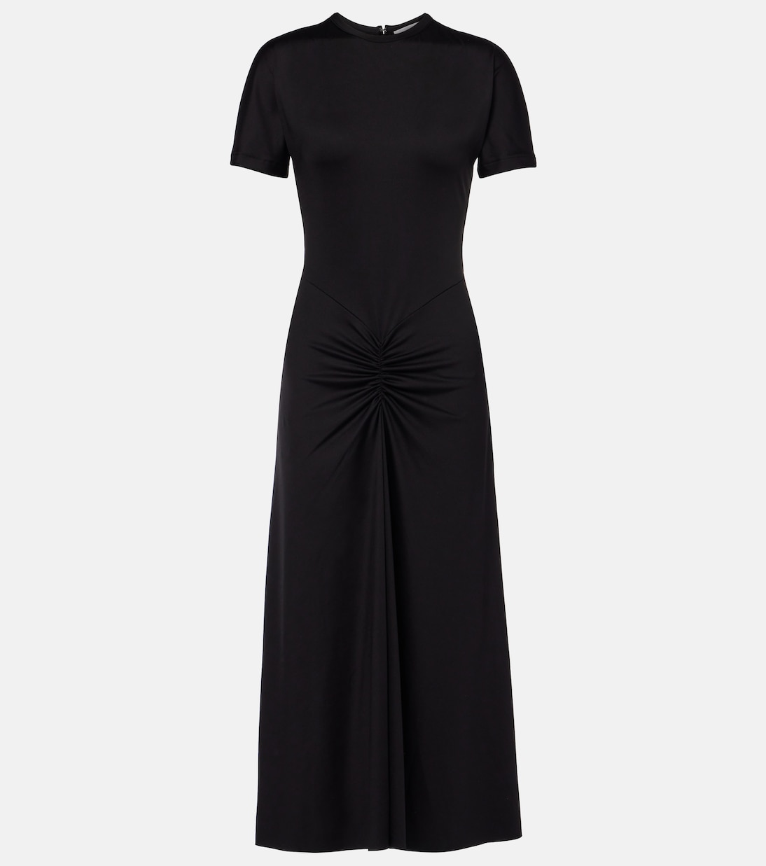

Собранное платье миди Victoria Beckham, черный