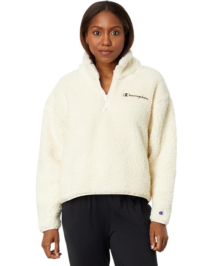 

Толстовка Champion Sherpa 1/4 Zip, цвет Natural