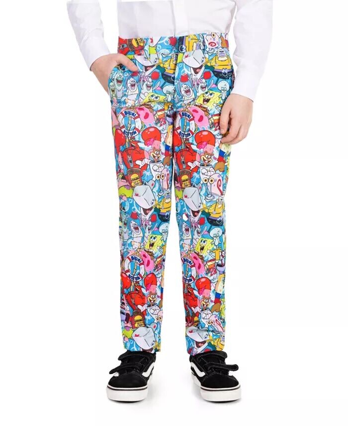 Комплект облегающего костюма SpongeBob Frenzy для малышей и маленьких мальчиков OppoSuits — фото 3