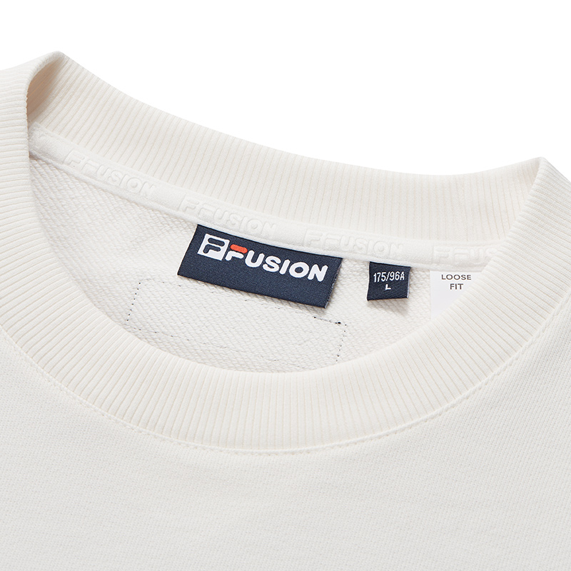 

Футболка унисекс облачно-белая FILA FUSION