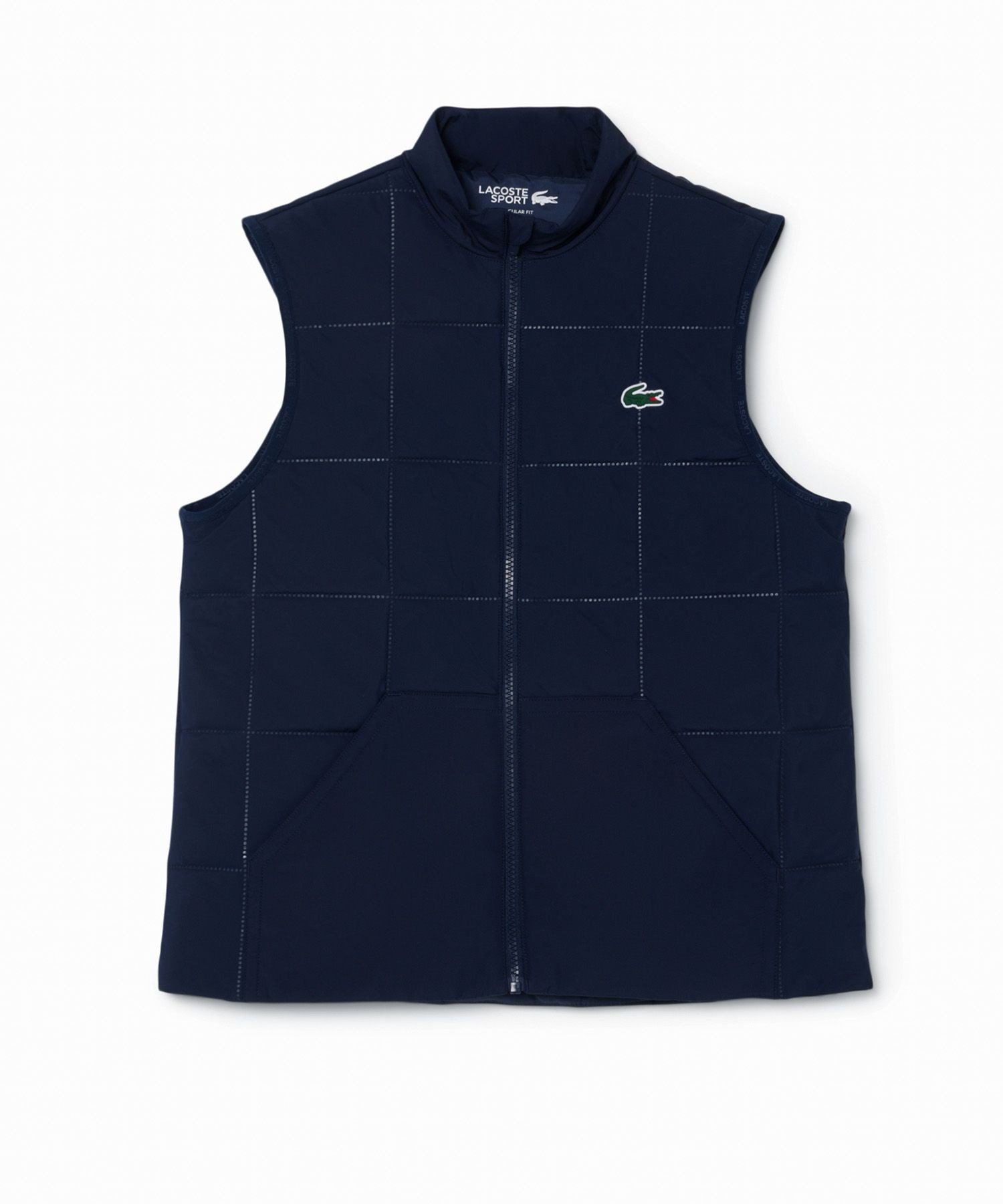 Жилет LACOSTE стеганый водоотталкивающий, Navy — фото 3