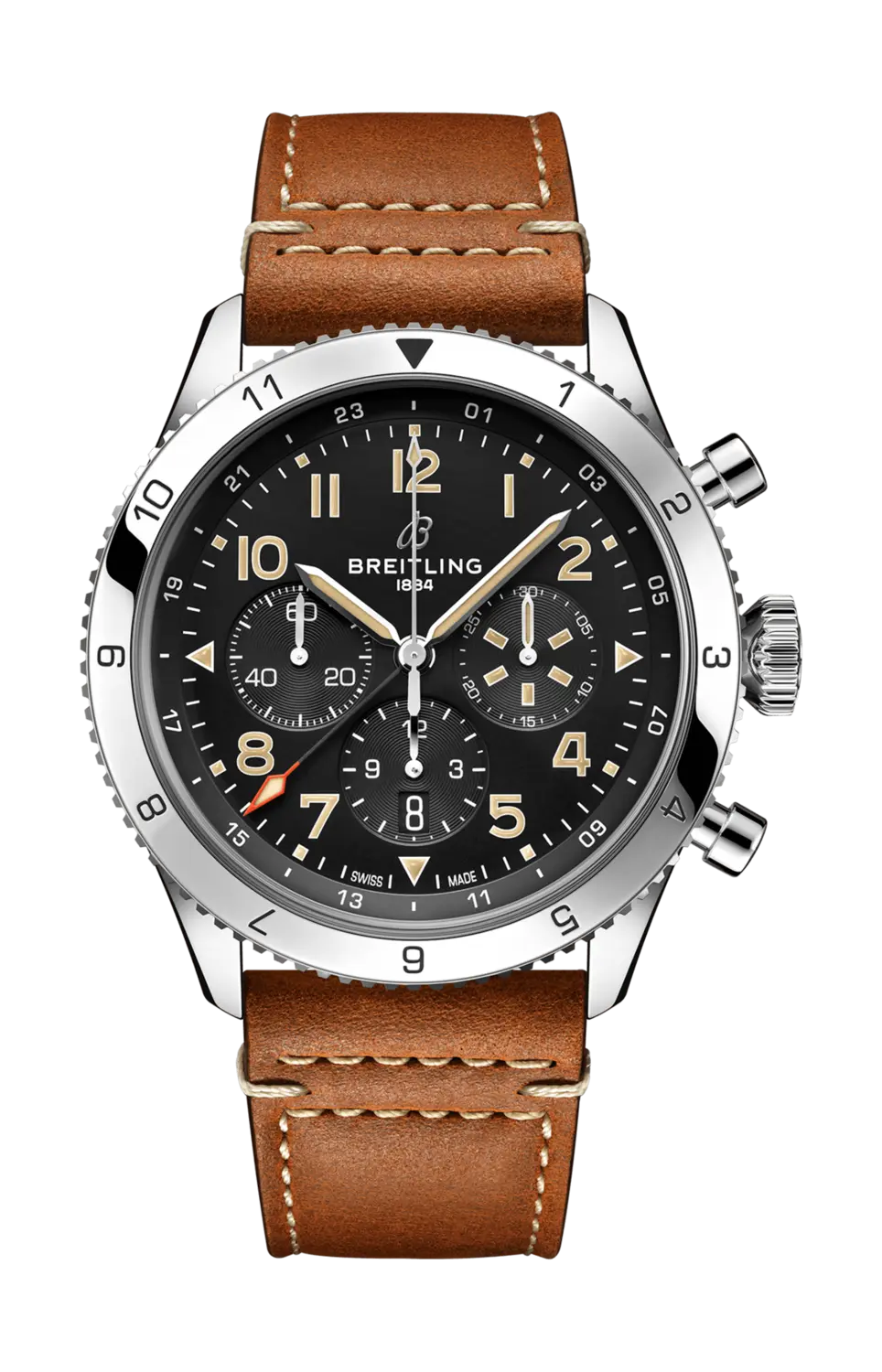 

Часы super avi bo4 chronograph gmt 46 p 51 mustang acciaio inossidabile nero Breitling