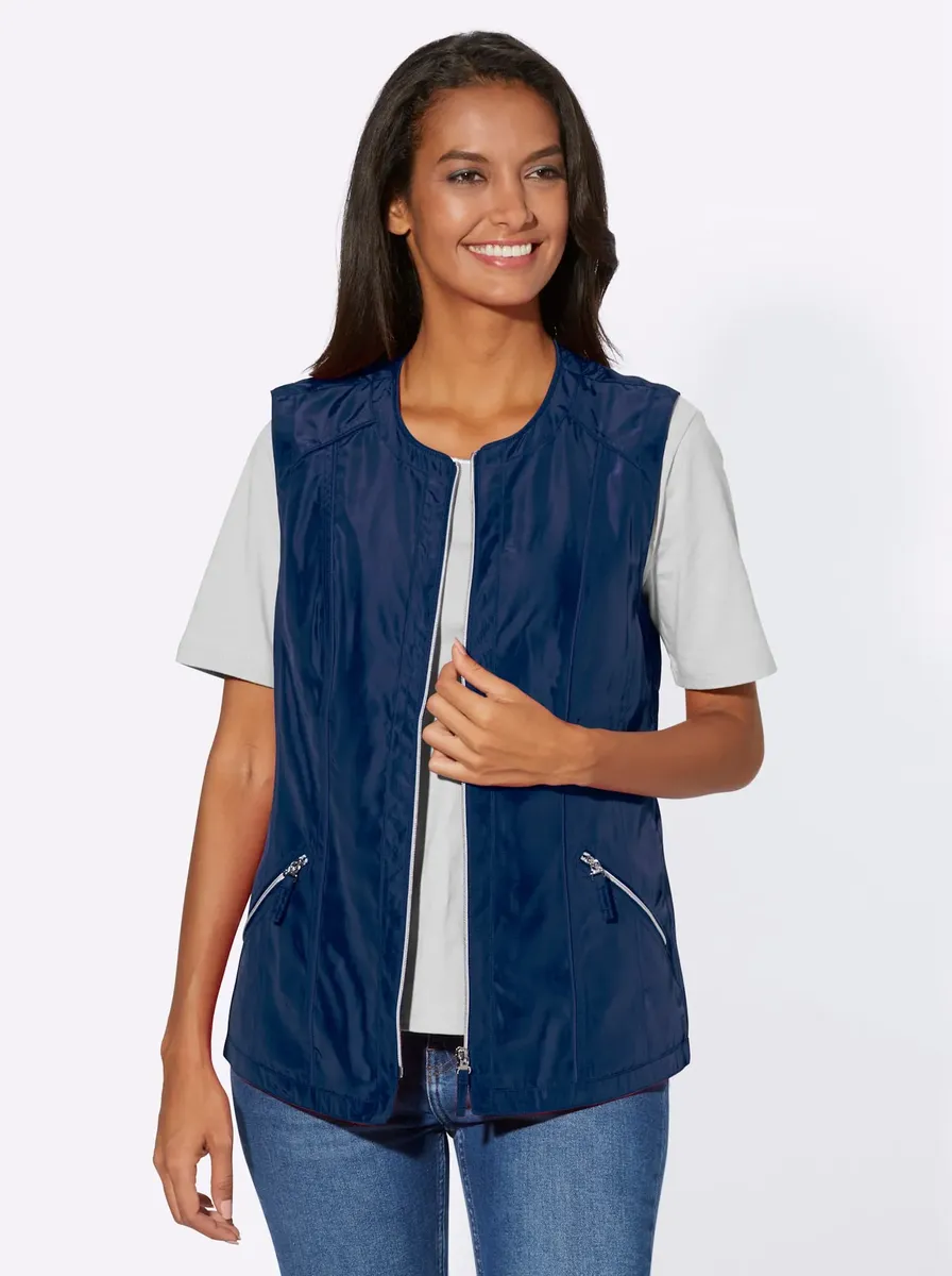 

Casual Looks короткий жилет, цвет морской волны