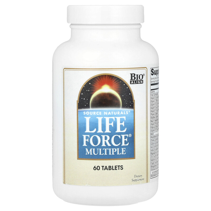 

Source Naturals, Life Force Multiple, 60 таблеток