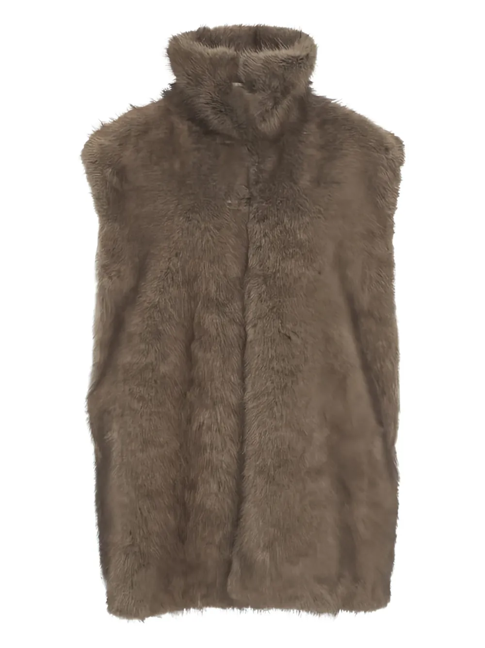 

Жилет с высоким воротником Liu Jo, коричневый