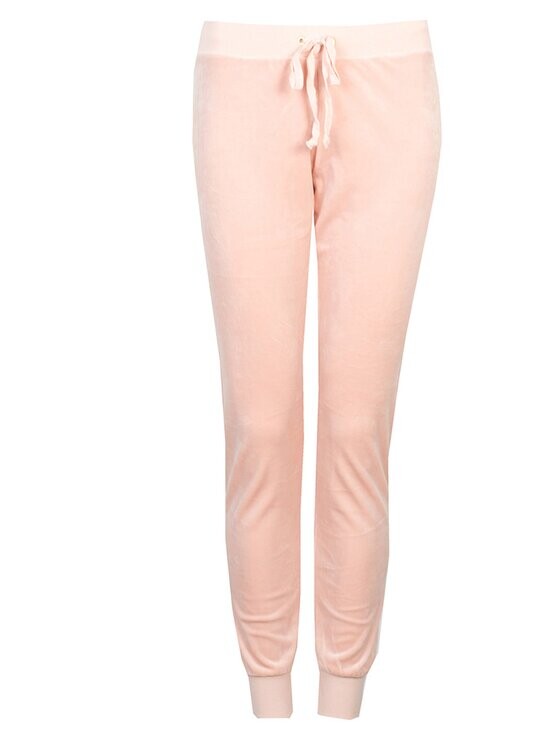 

Тканевые брюки узкого кроя Juicy Couture, розовый