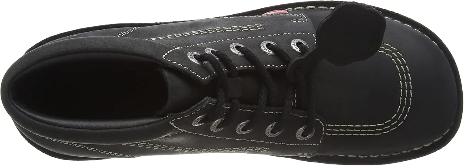 Унисекс ботинки Kickers Kick Hi Ankle Boot, белый/черный — фото 4