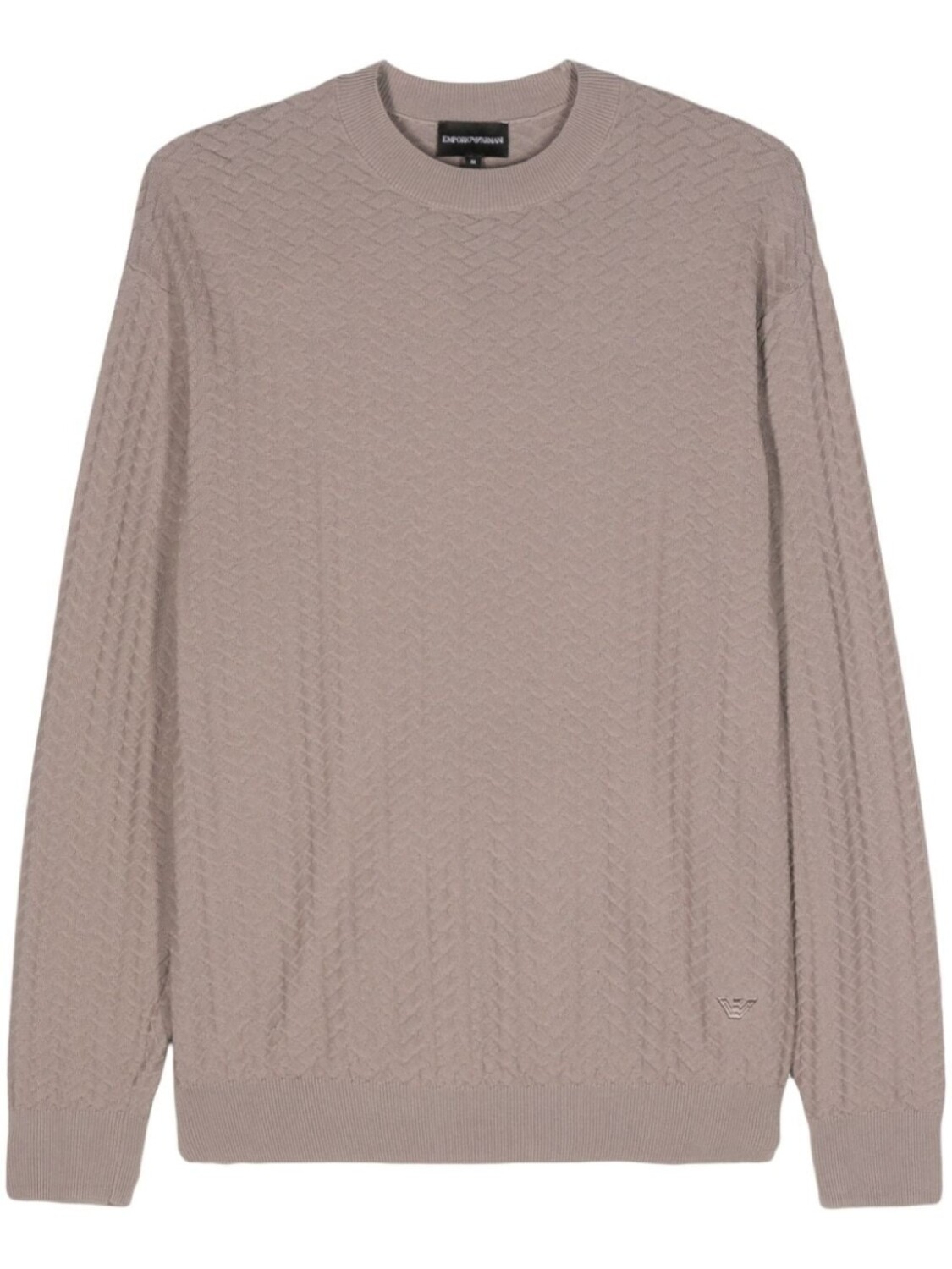 

Emporio Armani джемпер в рубчик, нейтральный цвет