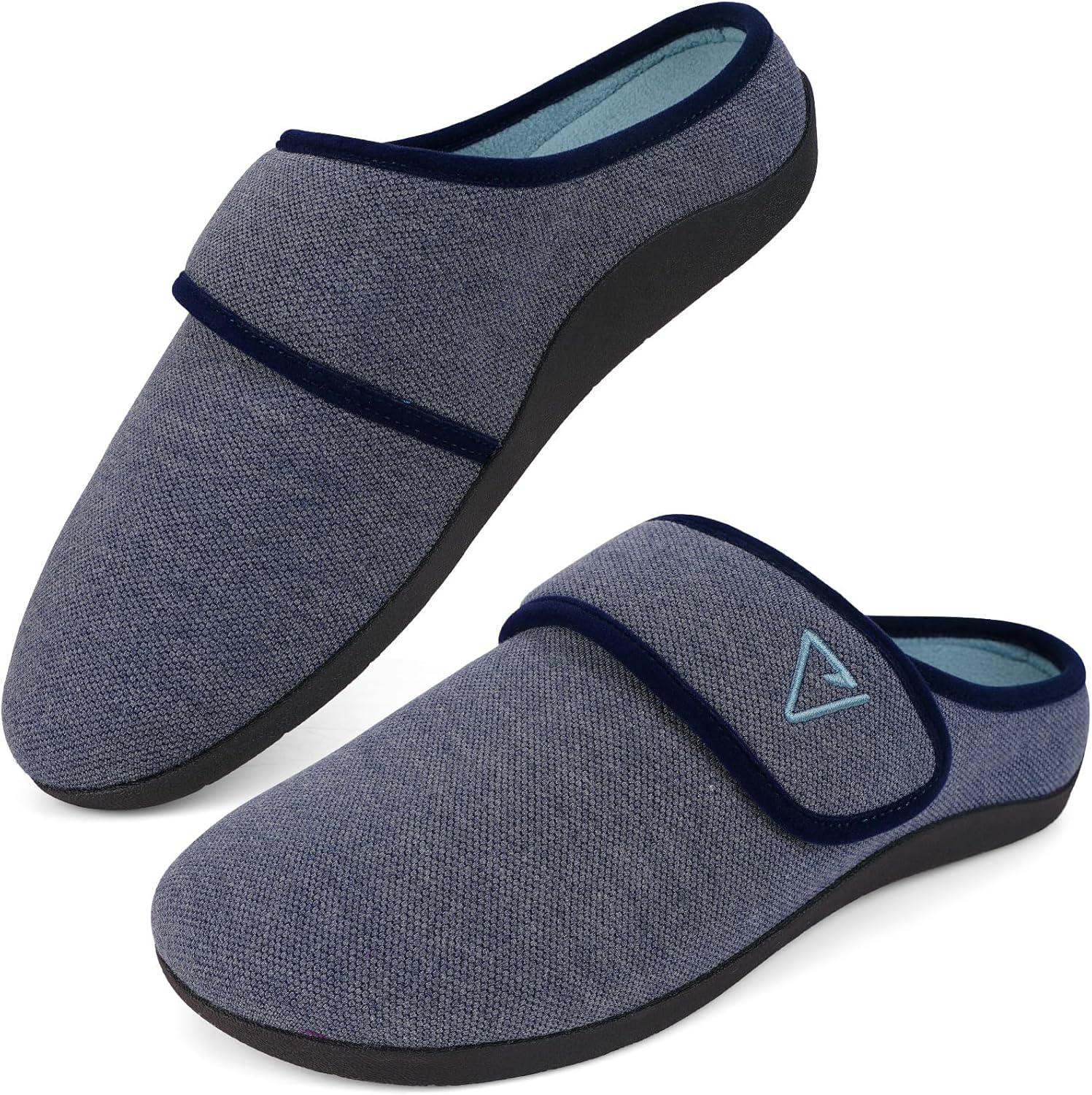 

Тапочки V.Step с поддержкой свода стопы для женщин и мужчин - ортопедические домашние тапочки при подошвенном фасциите - уютные тапочки для дома и улицы, синий