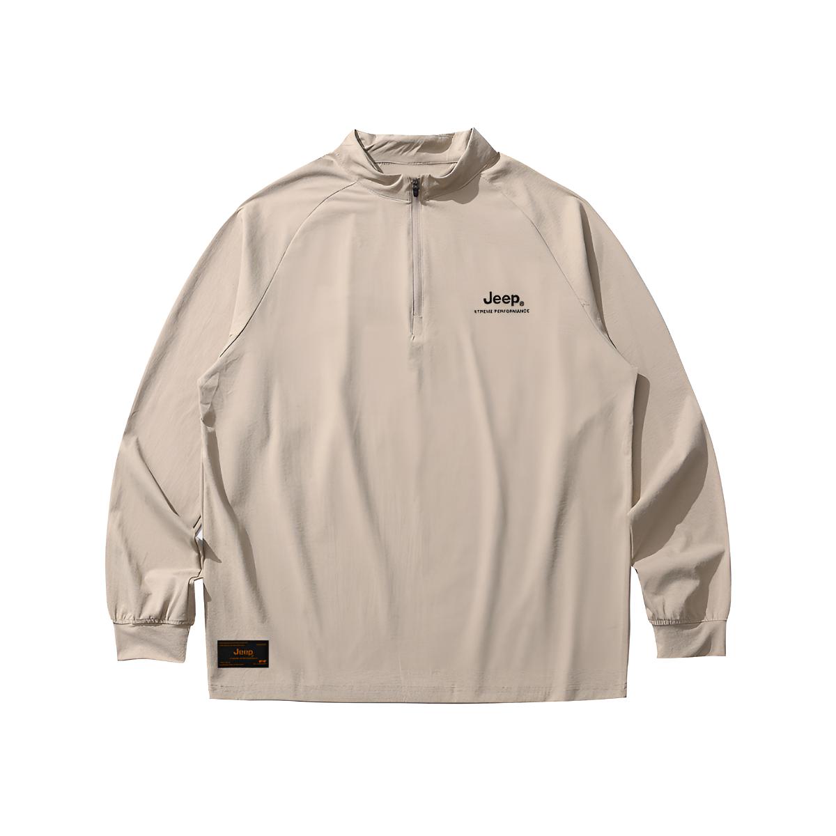 

Футболка Unisex Stand Collar Moderate Straight Fit Jeep, хаки