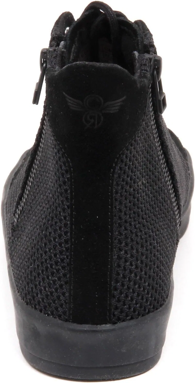 Кроссовки Creative Recreation D4956 (без коробки) мужские, из тонкой ткани, Black — фото 4