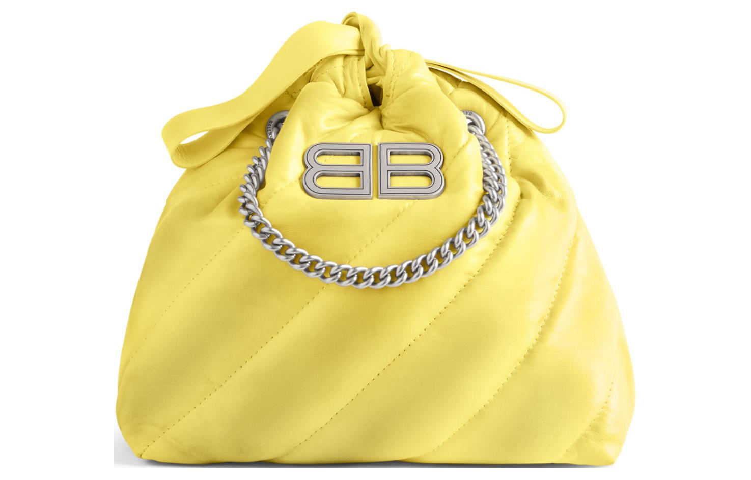 

Balenciaga Сумка CRUSH из телячьей кожи, через плечо, очень маленькая, женская, желтая