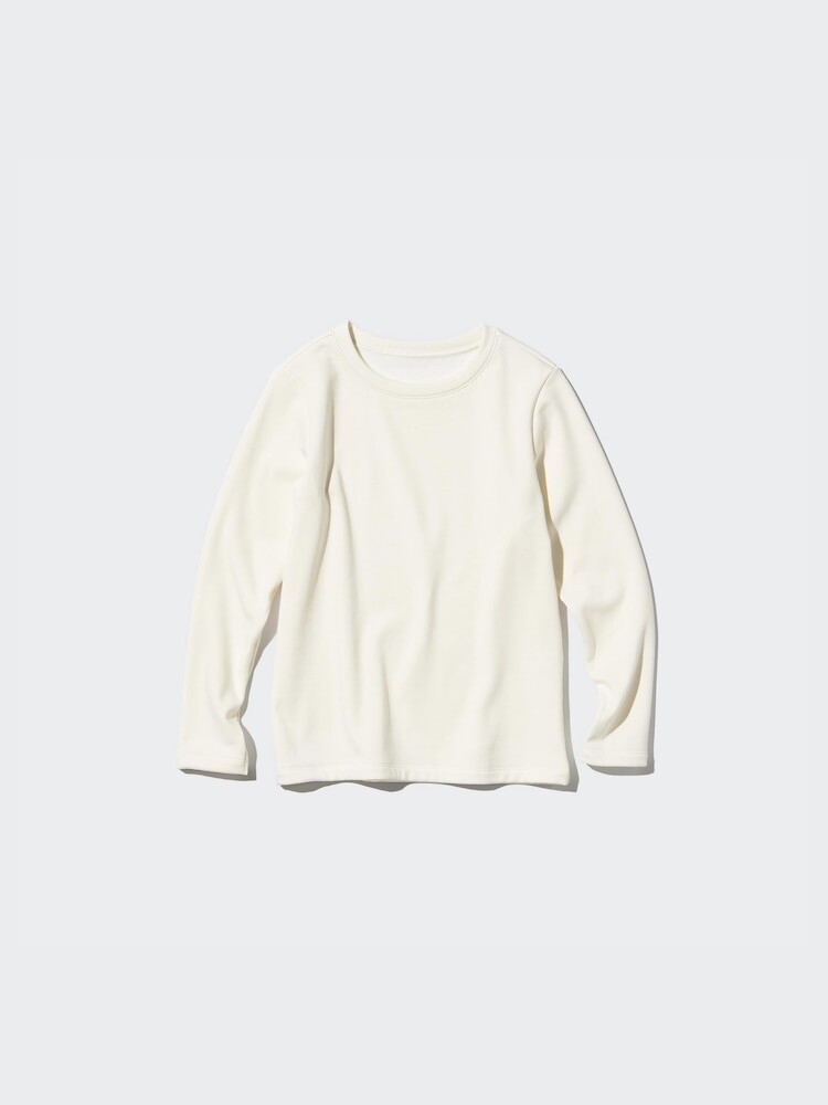 

Футболка Heattech с круглым вырезом, очень теплая Uniqlo, цвет 01 белый