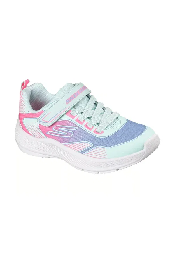 Кроссовки Skechers Microspec advance trainers, бирюзовый текстиль с разноцветной отделкой — фото 2