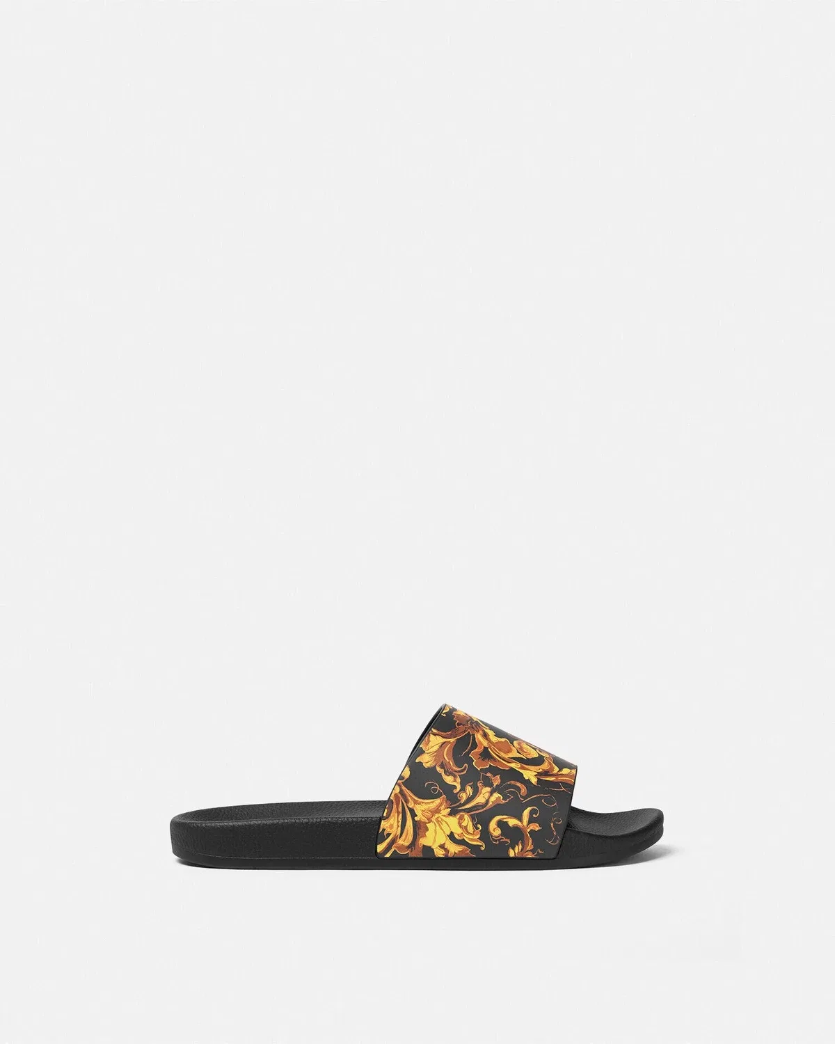 Шлепанцы Outline Barocco VERSACE, черный