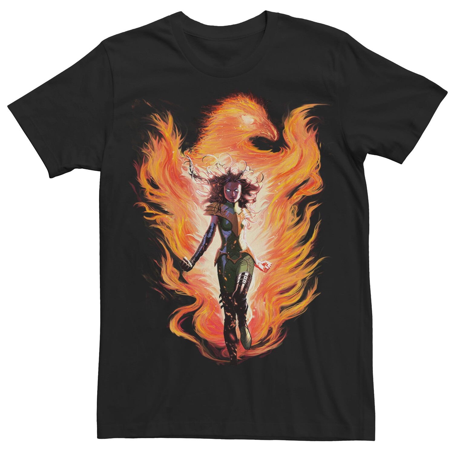 

Мужская светящаяся футболка Marvel Universe The Phoenix Fire Licensed Character