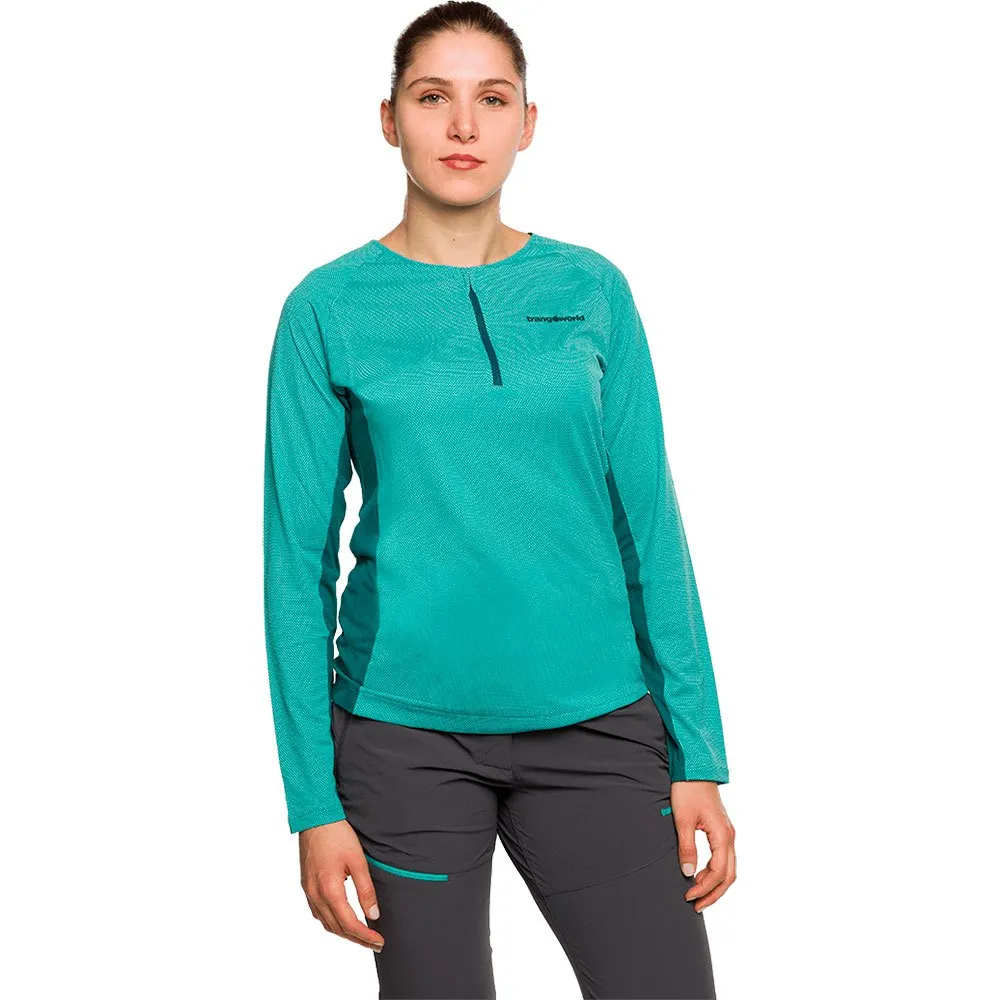 

Футболка Trangoworld Naret half zip long sleeve, синий