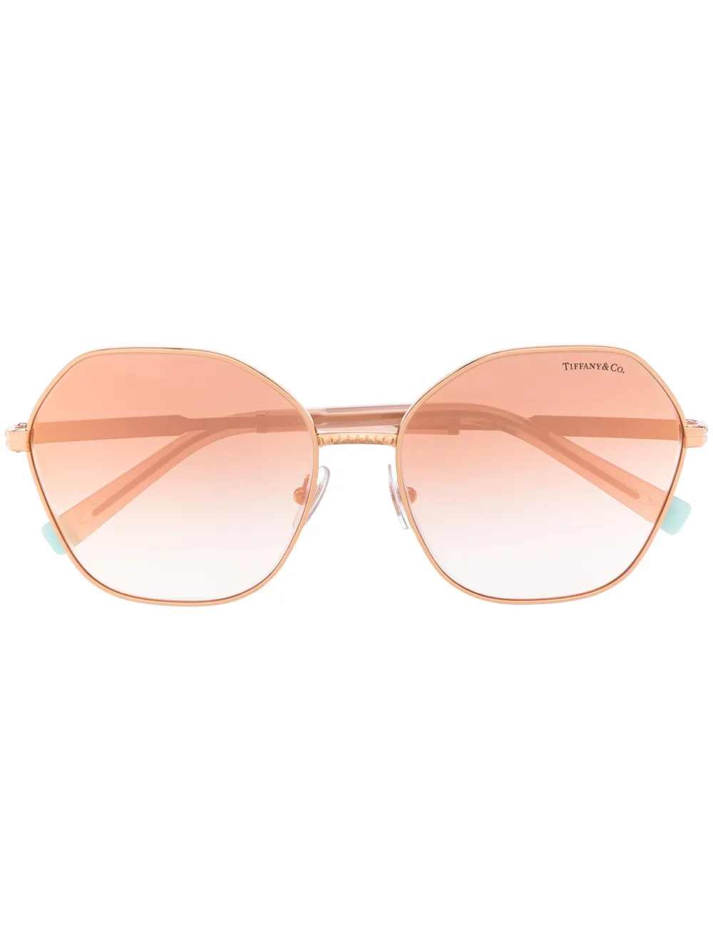 

Солнцезащитные очки в квадратной оправе Tiffany & Co Eyewear, розовый