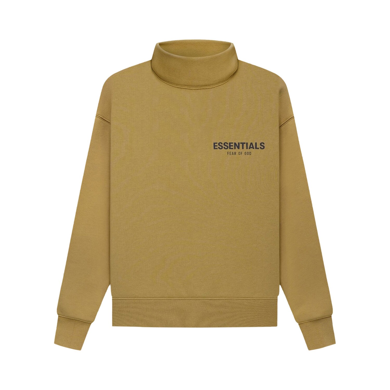 Детский пуловер Fear of God Essentials без воротника, цвет Янтарный