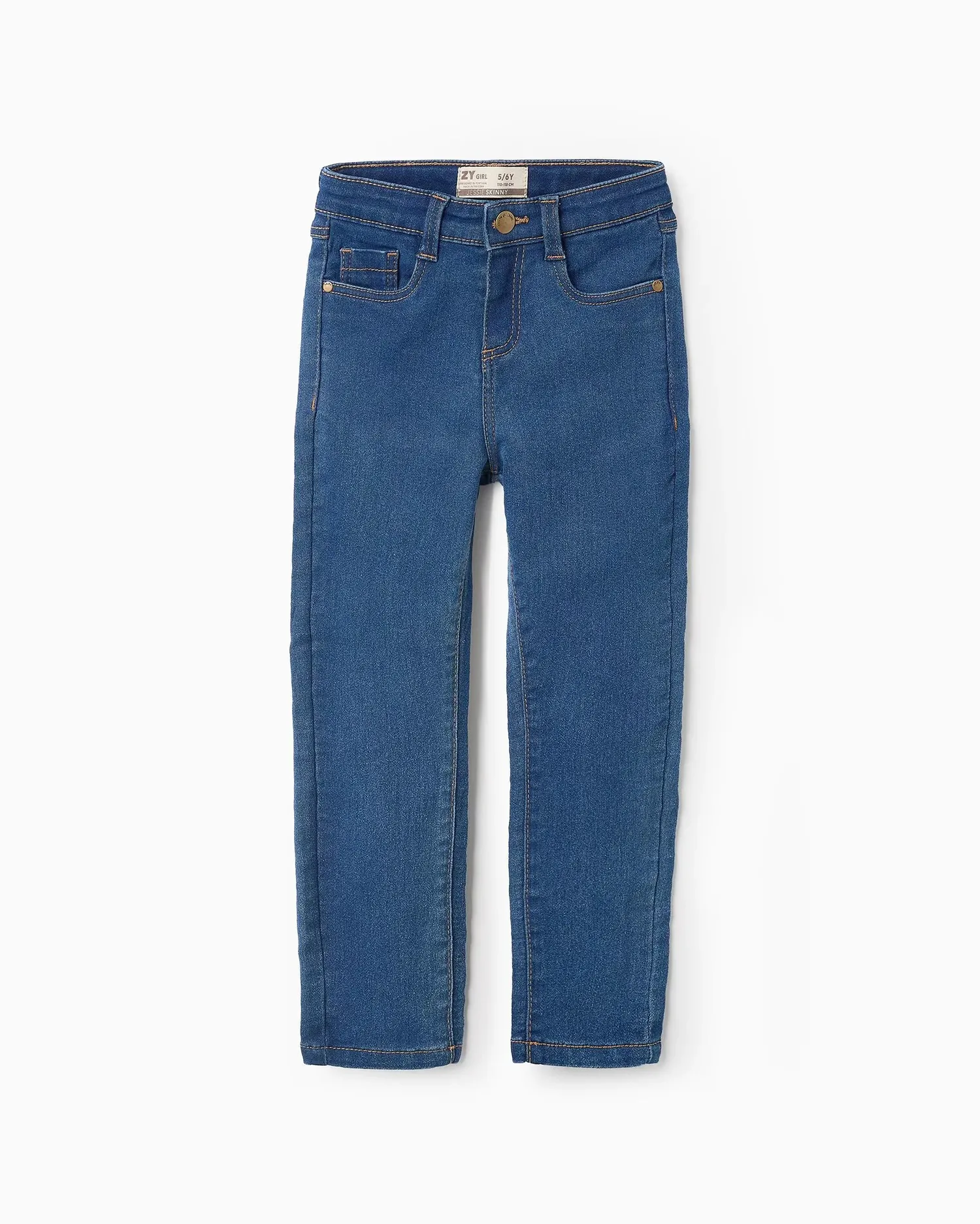 Джинсы для девочек skinny fit Zippy, Azul Denim