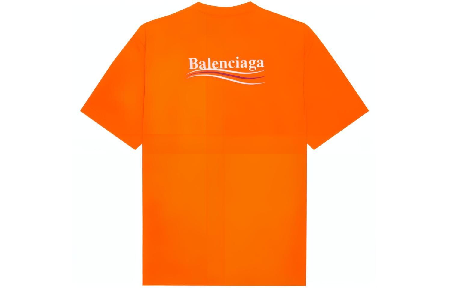 

Футболка большого размера с политической кампанией Balenciaga, оранжевый