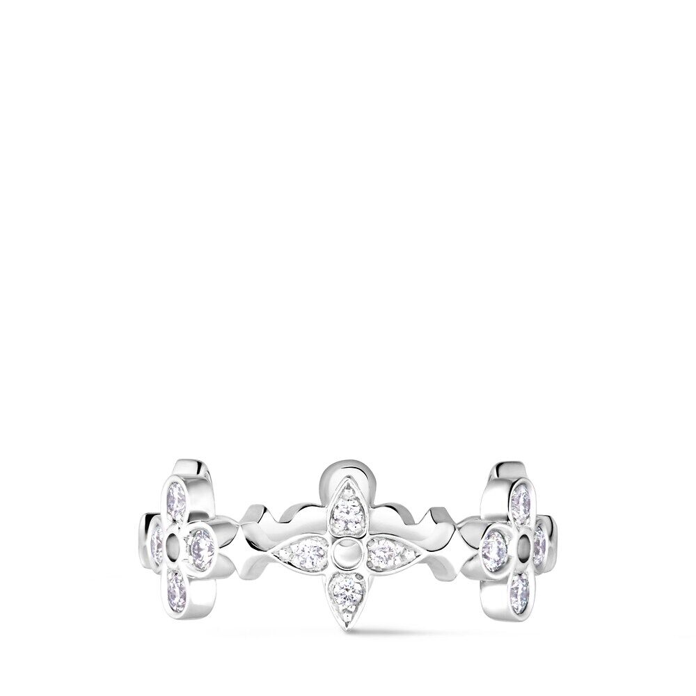 

Кольцо Dentelle, белое золото и бриллианты Louis Vuitton, серебряный