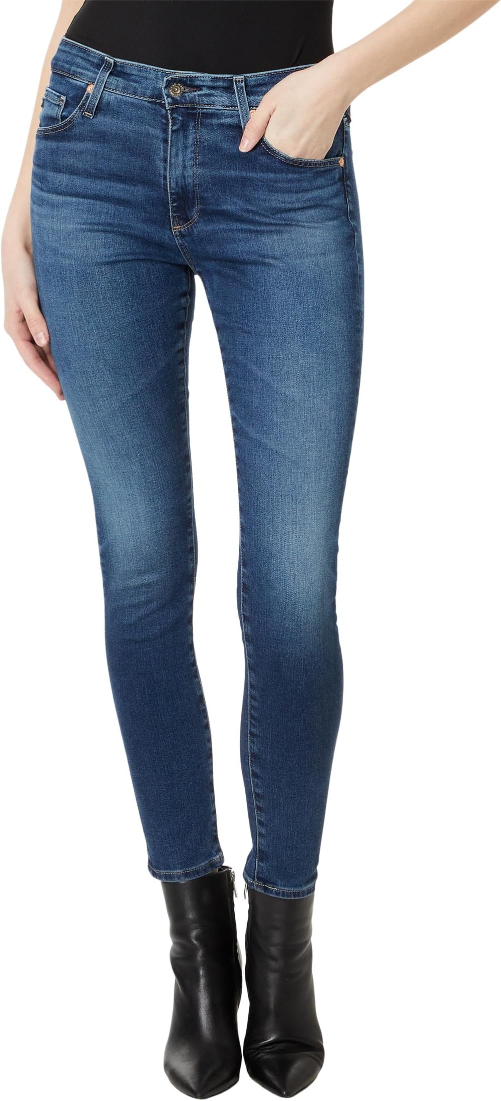 

Джинсы AG Jeans Farrah Skinny Ankle in Havana, цвет Havana