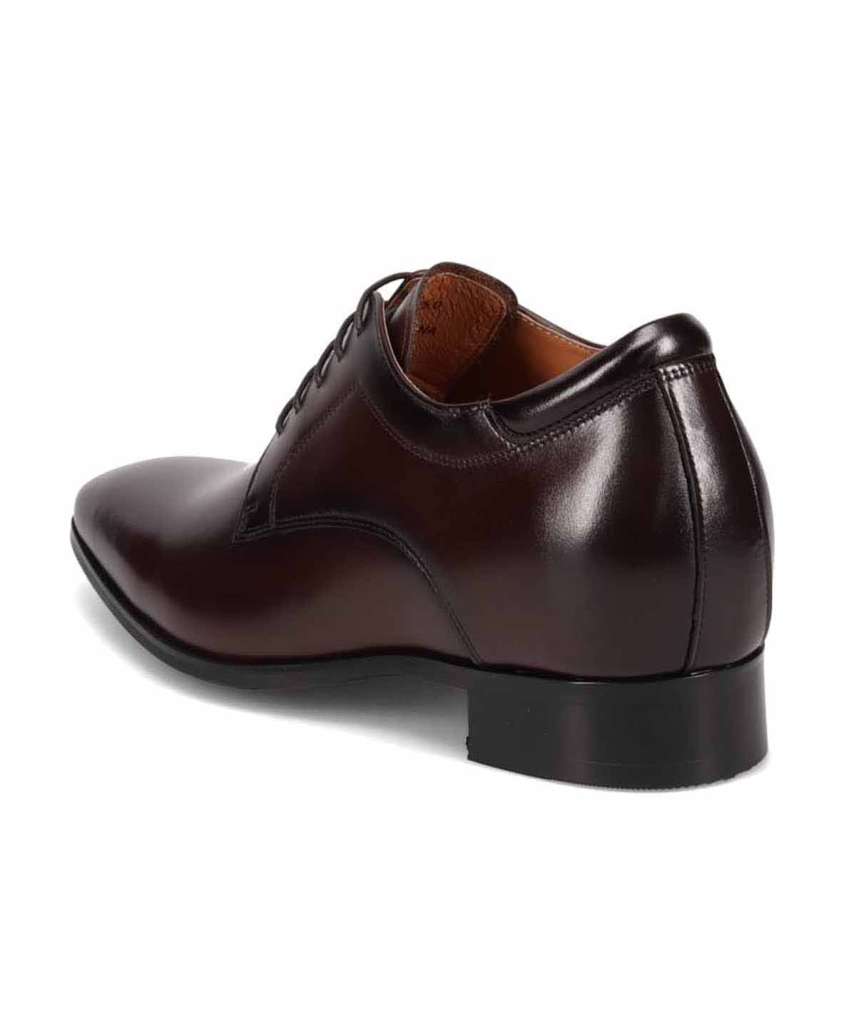Классические туфли BEE с перфорацией и гладким носком (каблук 7 см) Bee Classic, Dark Brown — фото 3
