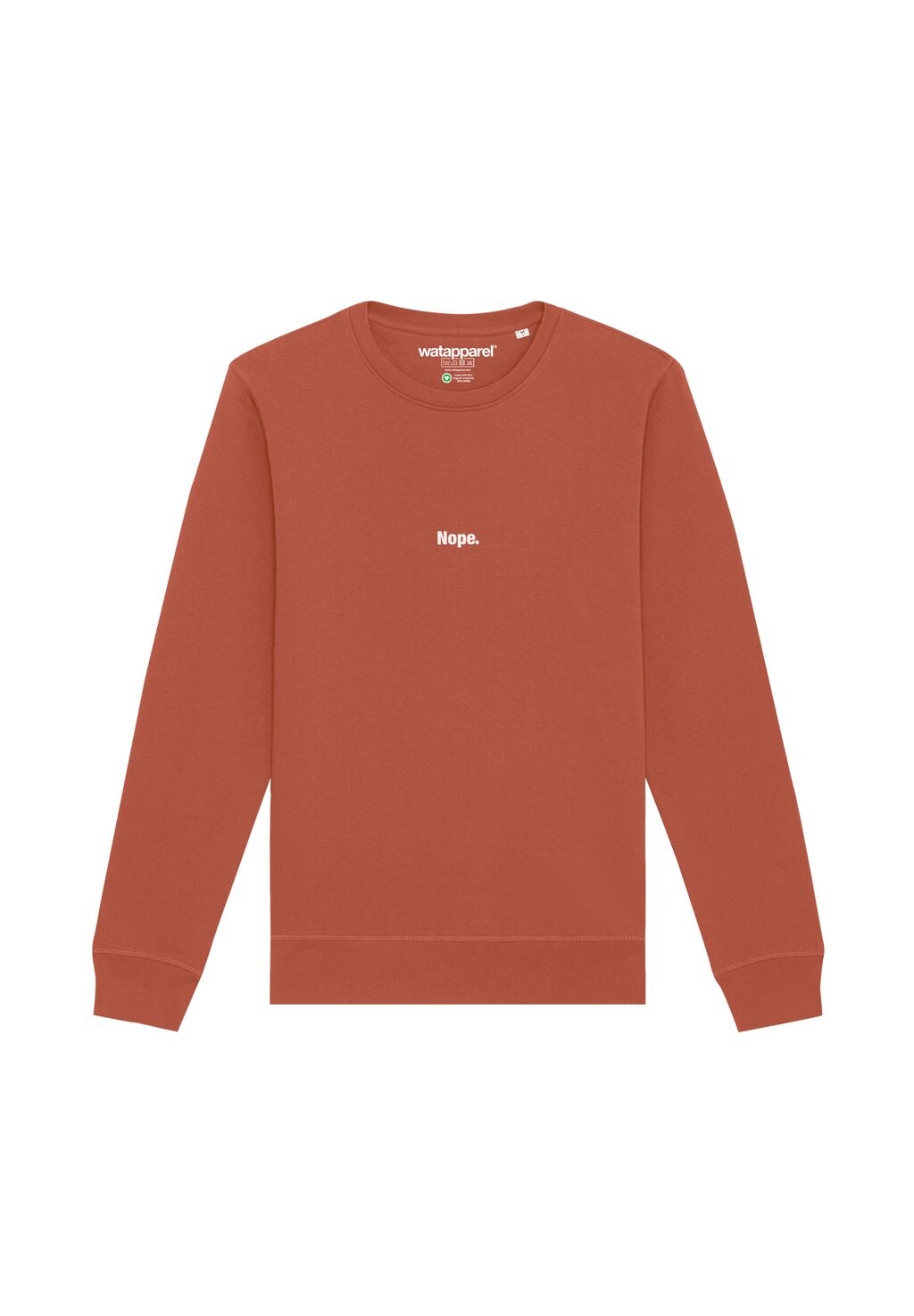 

Толстовка NOPE watapparel, коричневый