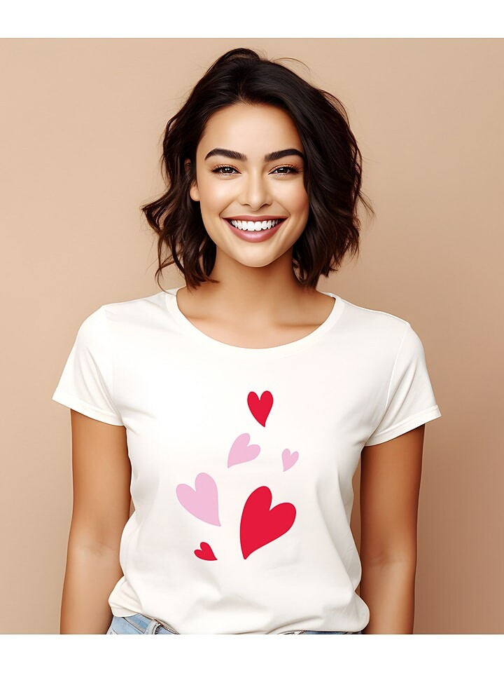 

Футболка WOOOP Hearts, белый