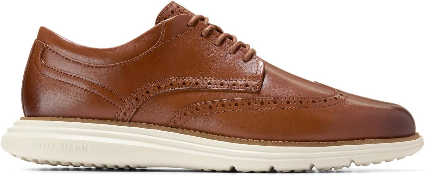 Мужские оксфорды Cole Haan Grand Ultra с ультралегким крыловым носком, British Tan — фото 2