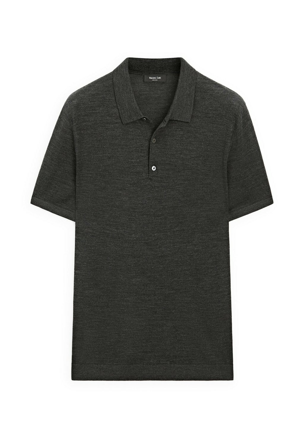 

Рубашка поло SHORT SLEEVE Massimo Dutti, темно-серый