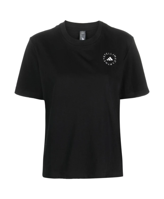 

Футболка S truecasuals с логотипом Adidas By Stella Mccartney, черный