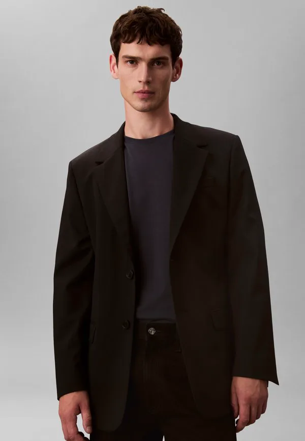 Футболка с круглым вырезом, базовая футболка Calvin Klein, Dark Sapphire