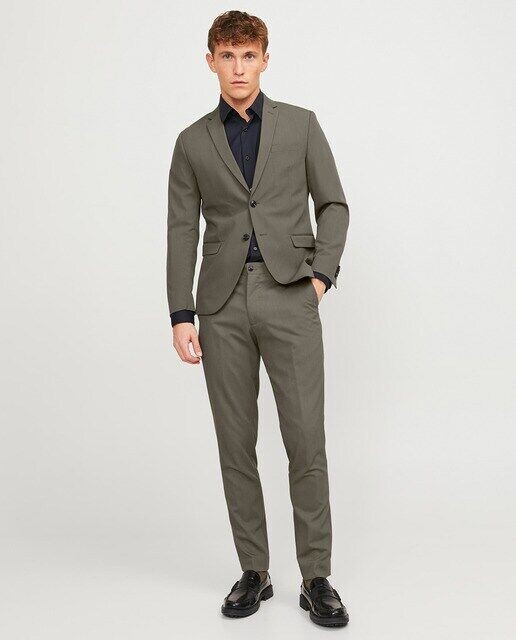 

Мужской костюм-двойка Jack & Jones, светло-коричневый