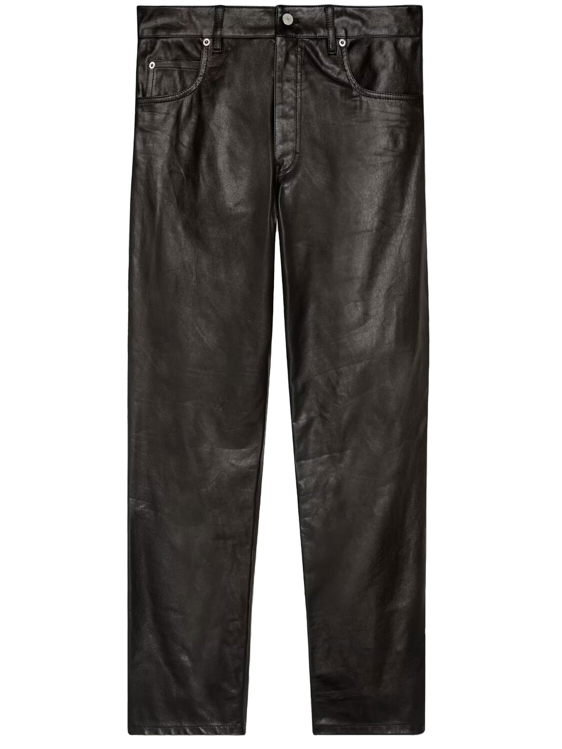 

Брюки Gucci Shiny leather, черный